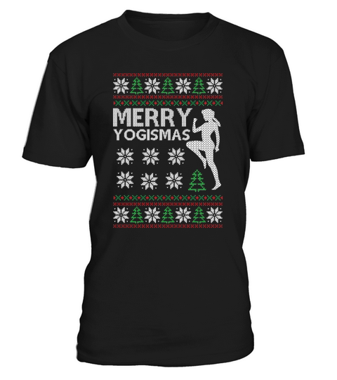 Merry yogisms ugly Christmas T-Shirt Unisex