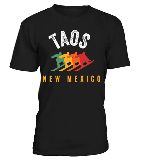 Vintage Taos Nm Us New Mexico Ski Snowboard Mounta T-Shirt Unisex