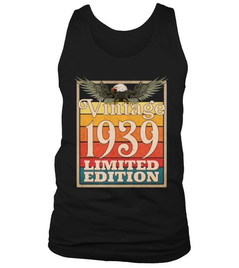 1939 Vintage Retro American Eagle Limited Edition Tank Top Unisex