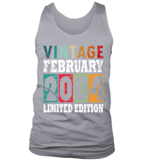2004 February Vintage Tank Top Unisex