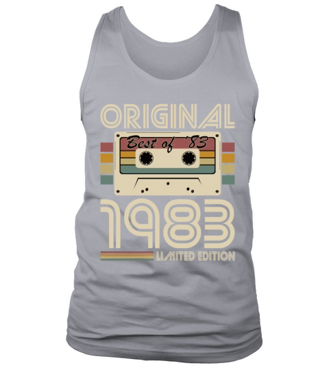 40th birthday vintage 1983 original best of 1983 Tank Top Unisex