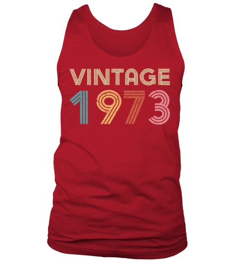50th Birthday - Vintage 1973 Tank Top Unisex