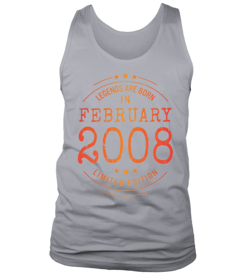 Birthday February 2008 Limited Edition Vintage Tank Top Unisex