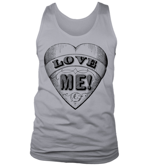 Cartoon Heart Tank Top Unisex