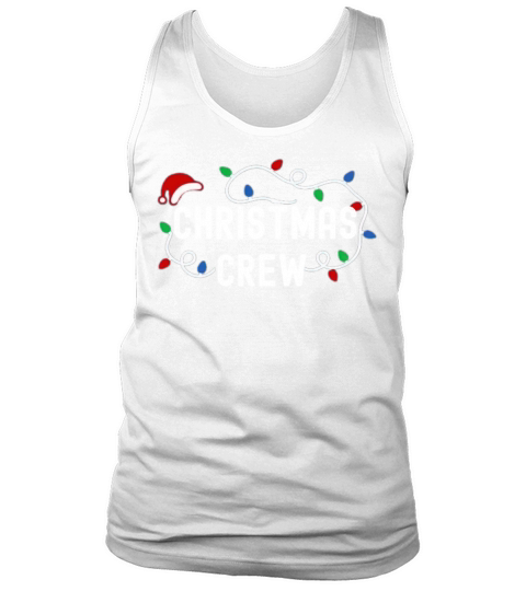 Christmas Crew Lights Hat Matching Pajama Group Tank Top Unisex