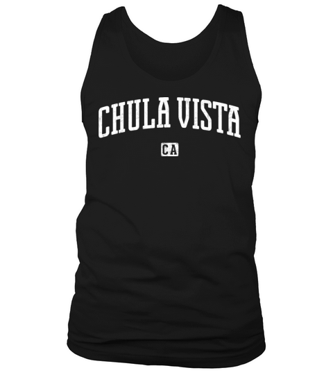 Chula Vista California Vintage Style Tank Top Unisex