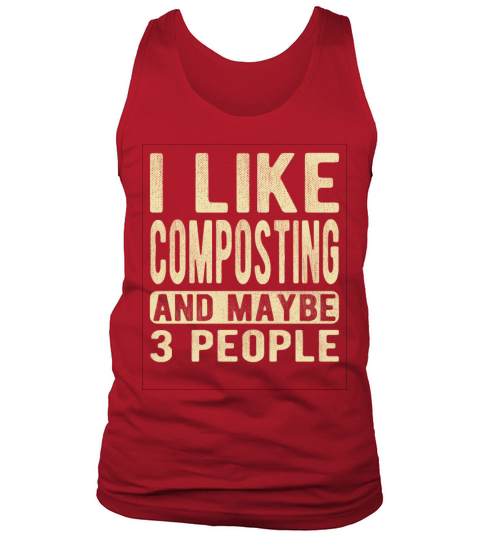 Composting Saying Tank Top Unisex