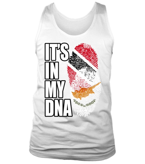 Cypriot And Trinidad Tobago Mix Heritage DNA Flag Tank Top Unisex
