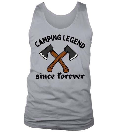 funny camping t-shirt - ax Tank Top Unisex