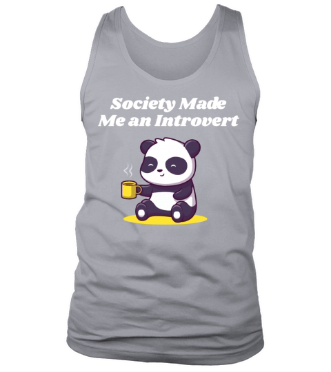 Handcrafted by Society Introvert Sayings Antisocia Tank Top Unisex