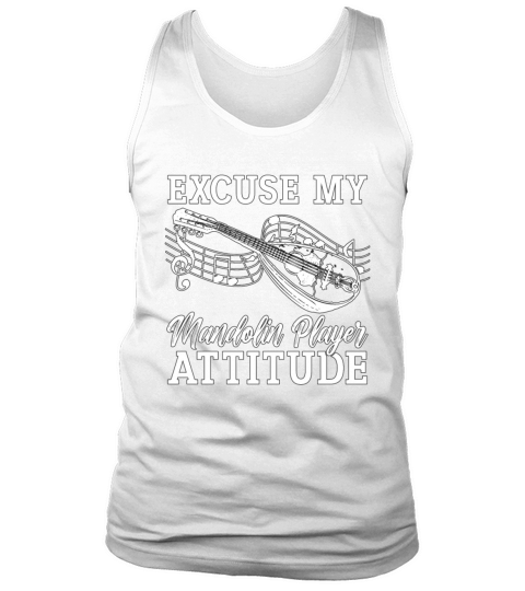 Mandolin Excuse My Mandolin Folk Music Instrument Tank Top Unisex