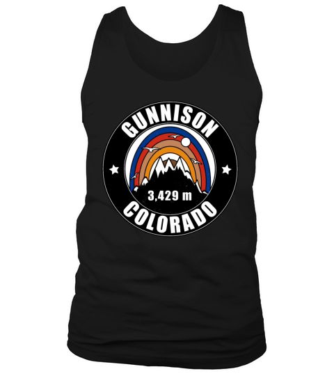 Mount Gunnison Colorado Tank Top Unisex