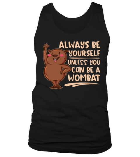 Native Australian Animal Lovers Cute Wombat Tank Top Unisex