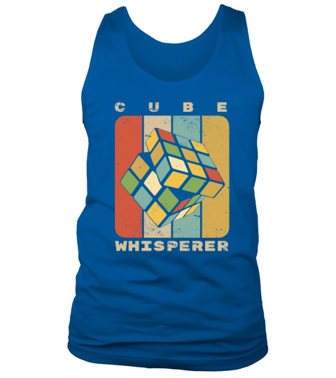 Rubix Cube Whisperer Vintage Speed Cubing Youth Ma Tank Top Unisex