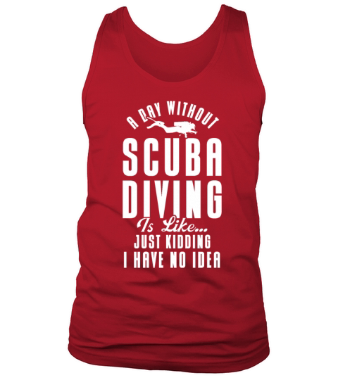 Scuba Diving Gift Underwater Lover Scuba Diver Tank Top Unisex