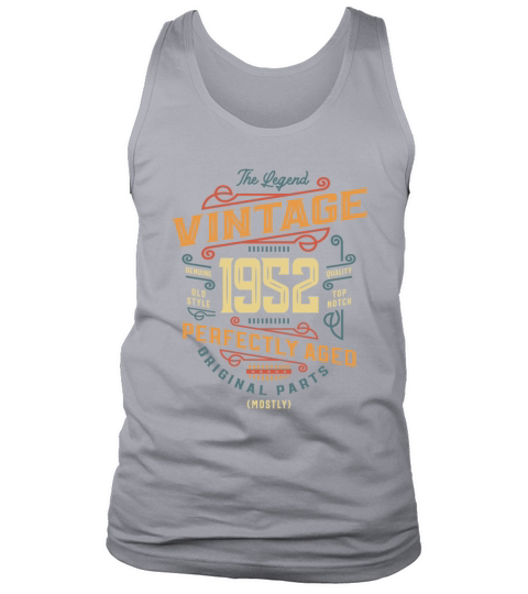 Vintage 1952 71st Birthday Tank Top Unisex
