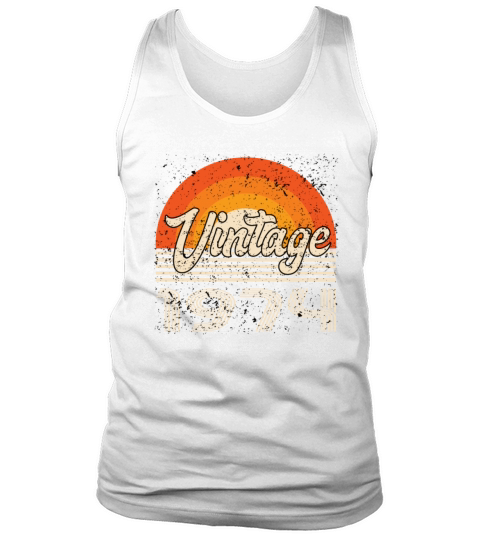Vintage 1974 Birthday Retro Tank Top Unisex