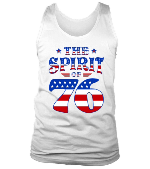 Vintage The Spirit 76 4th of July for Americans Tank Top Unisex
