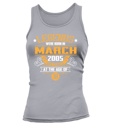 18th Birthday Gifts March 2005 Vintage Sayings Tank top Woman