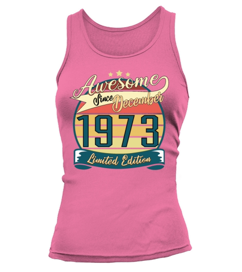 1973 In December Vintage Limited Tank top Woman