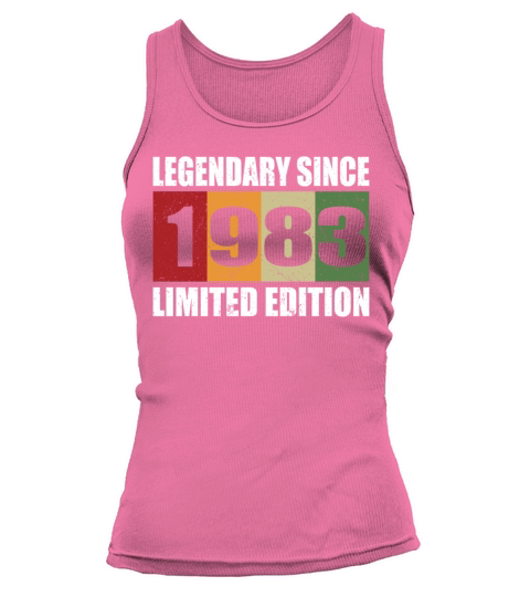 40th birthday vintage 1983 legendary since 1983 Tank top Woman