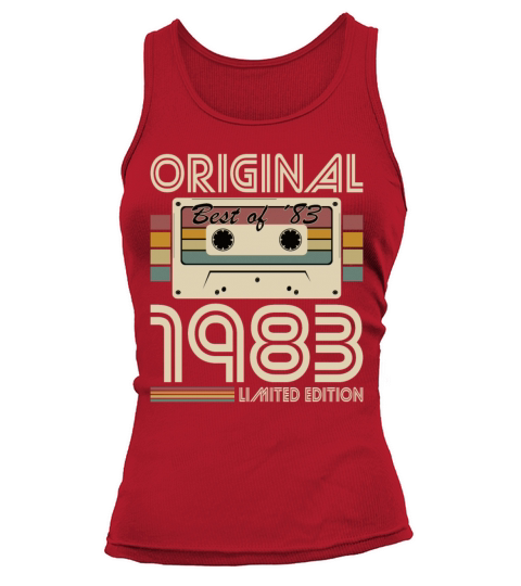 40th birthday vintage 1983 original best of 1983 Tank top Woman