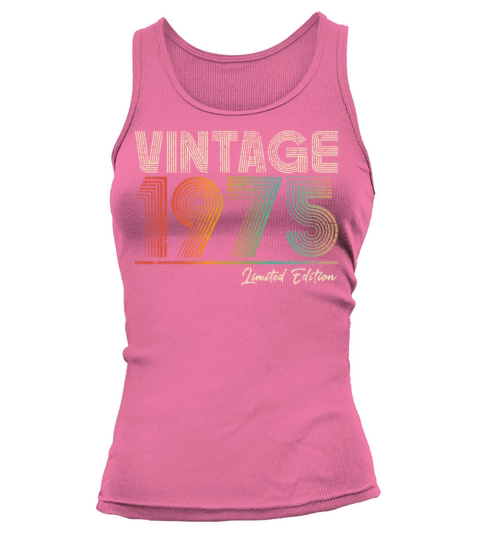 48 Years Old Vintage 1975 48th Birthday Gifts Tank top Woman