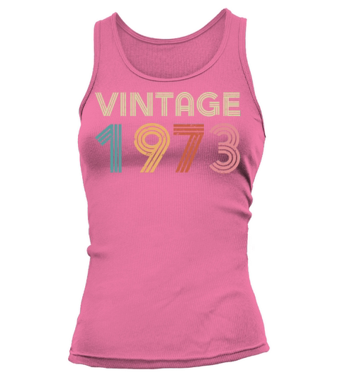 50th Birthday - Vintage 1973 Tank top Woman