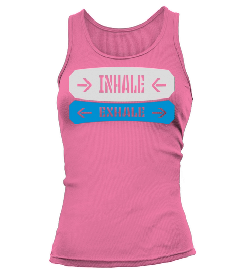 inhale exhale yoga quote Tank top Woman