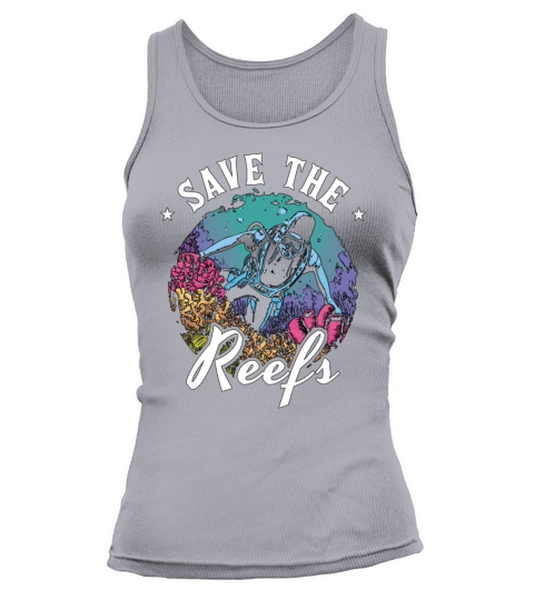 Marine Biology Save The Reefs Underwater Ecology Tank top Woman
