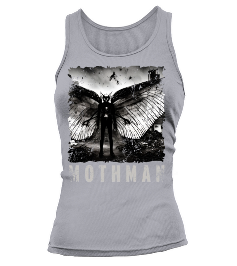 Mothman Distressed Creepy Sighting Photo Cryptid Tank top Woman