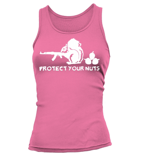 Protect Your Nuts Military Funny Guns Tee Tank top Woman