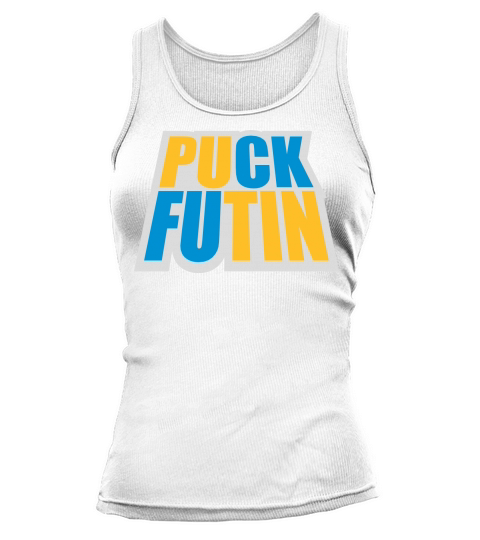 puck futin logo design Tank top Woman