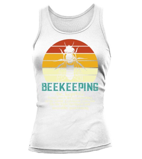 Retro Beekeeper Beekeeping Bumblebee Vintage Tank top Woman