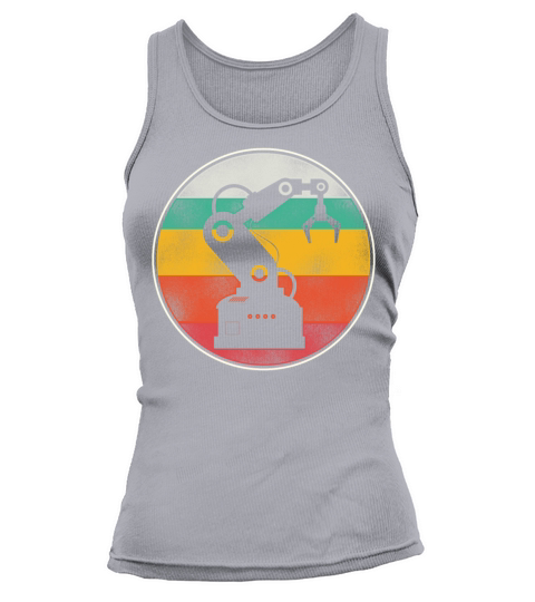 Robot Robotics Engineer Retro Tank top Woman
