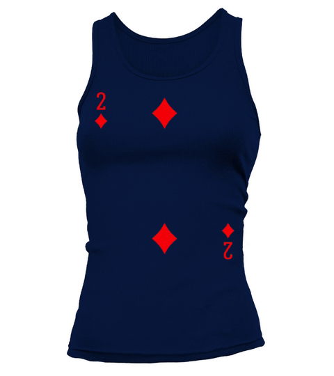 Ten of Diamonds Classic Card Deck Casino Poker 10 Tank top Woman