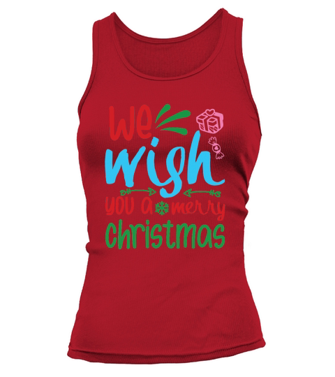 We Wish You A Merry Christmas Tank top Woman