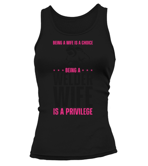 Welder Welding Wife Vintage Being Tank top Woman