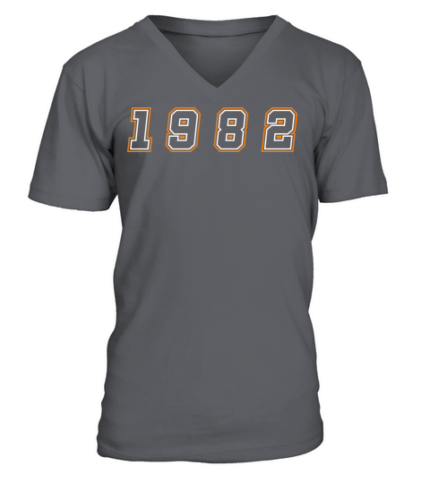 1982 Year Number V-Neck T-shirt