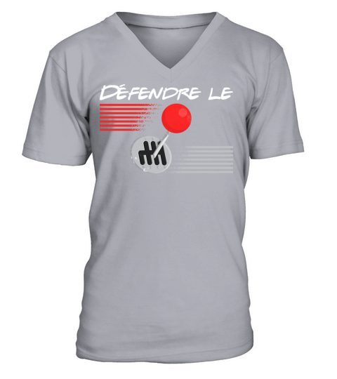Defendre Le Rallye Car Racing Motorsport Sportscar V-Neck T-shirt