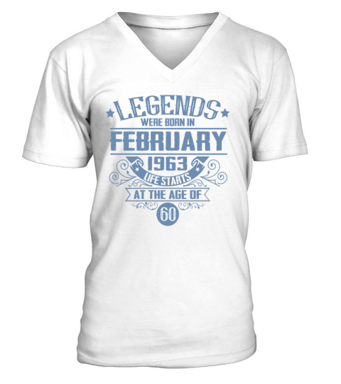 Legendary since February 1963 Legend Vintage V-Neck T-shirt