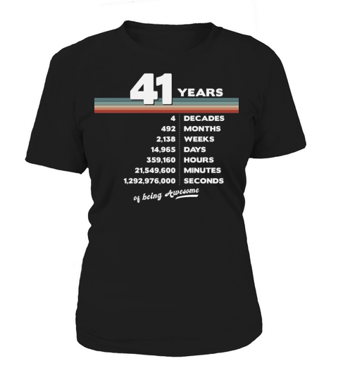 41st Birthday Vintage 41 Years Old Retro 492 Women's T-Shirt