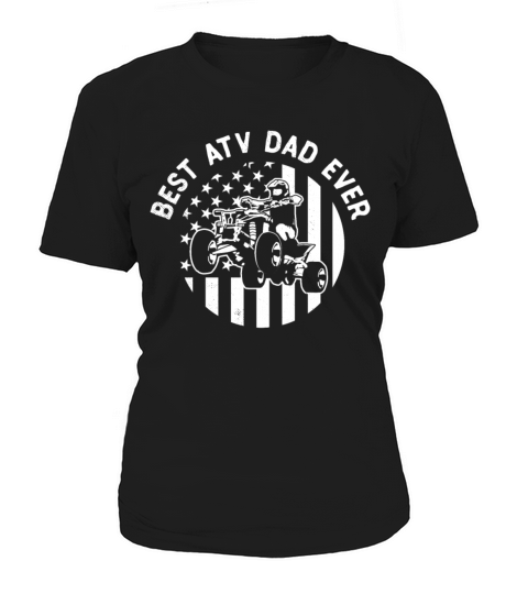 all terrain vehicles dad vintage usa flag theme Women's T-Shirt