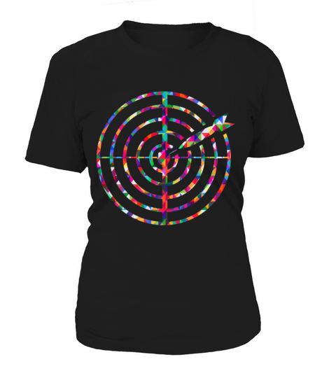 Dartial Disk Mosaic Colorful Women's T-Shirt