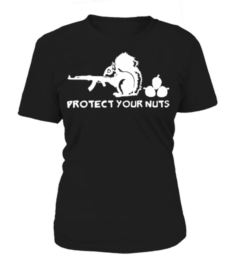 Protect Your Nuts Military Funny Guns Tee Women's T-Shirt