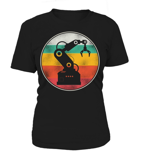 Robot Robotics Engineer Retro Women's T-Shirt