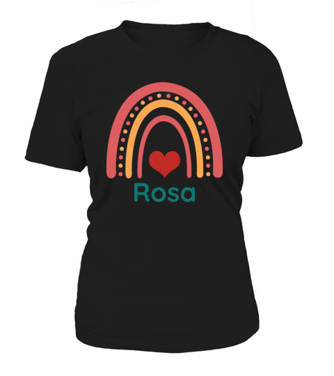 Rosa Vintage Boho Rainbow Women's T-Shirt