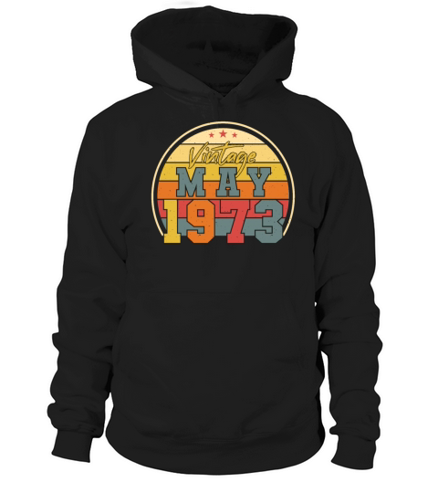 1973 May Vintage Hoodie Unisex