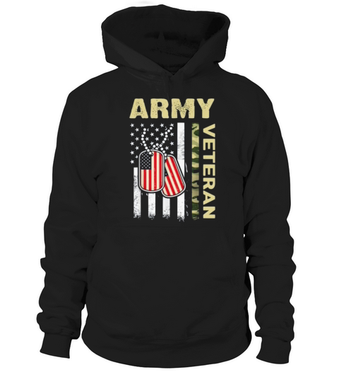 Army Veteran Day American Flag Women Men Hoodie Unisex