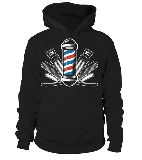 Barber Pole Barbering Vintage Barbers Hoodie Unisex